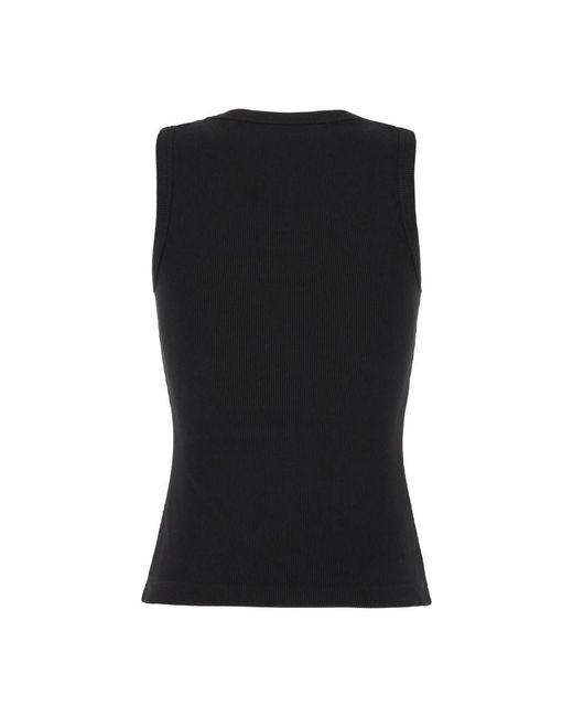 Alexander McQueen Black Stylisches Top Für Modebegeisterte