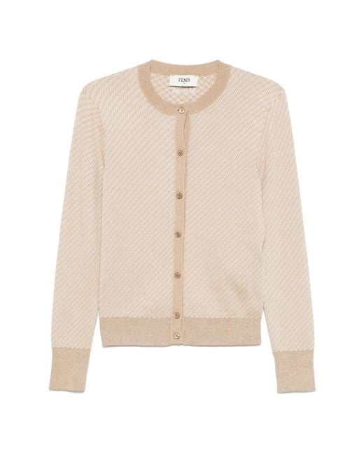 Fendi Natural Cardigans