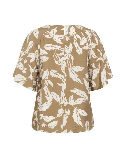 Blouses Kaffe de color Natural