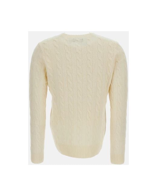 Polo Ralph Lauren White Round-Neck Knitwear
