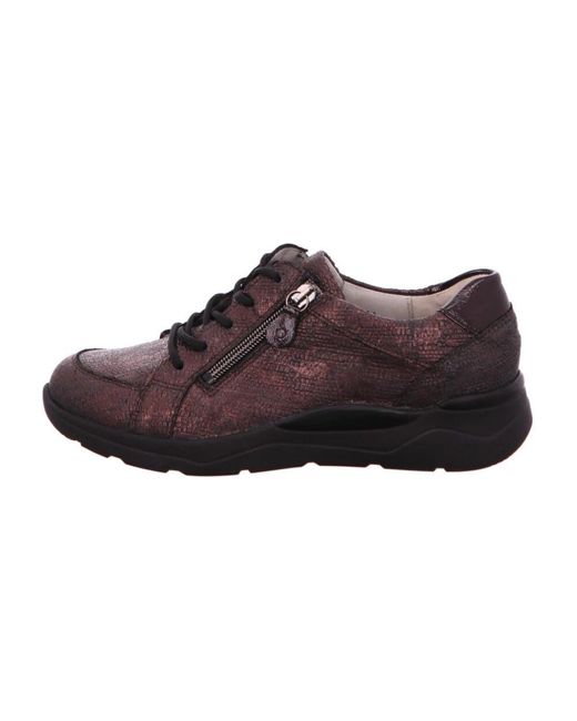 Waldläufer Brown Gabriele Schnürschuhe Bordeaux