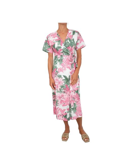 Marella Pink Wrap Dresses