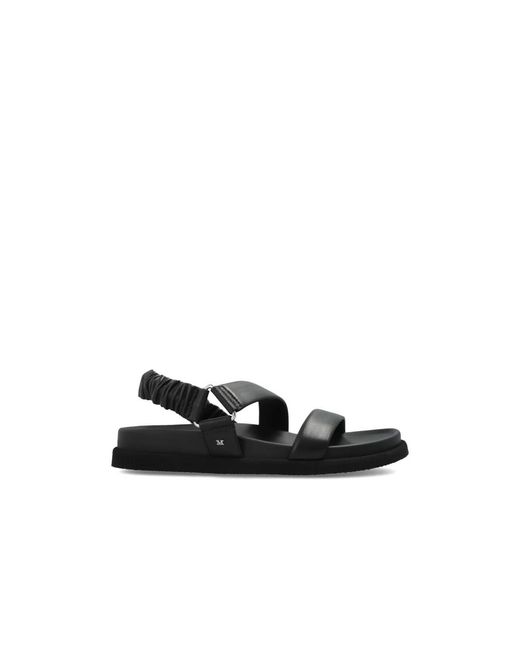 Max Mara Black Macro Sandalen