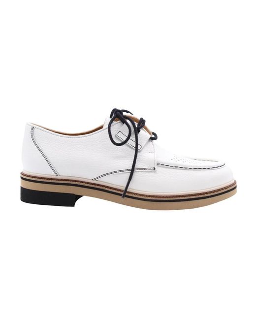 Nijmegen zapato con cordones Pertini de color White