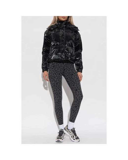 EA7 Jassen ,Zwart ,Jas Met Een Glanzende Afwerking in het Black