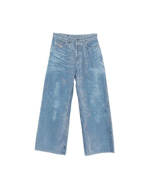 DIESEL Blue Wide Jeans