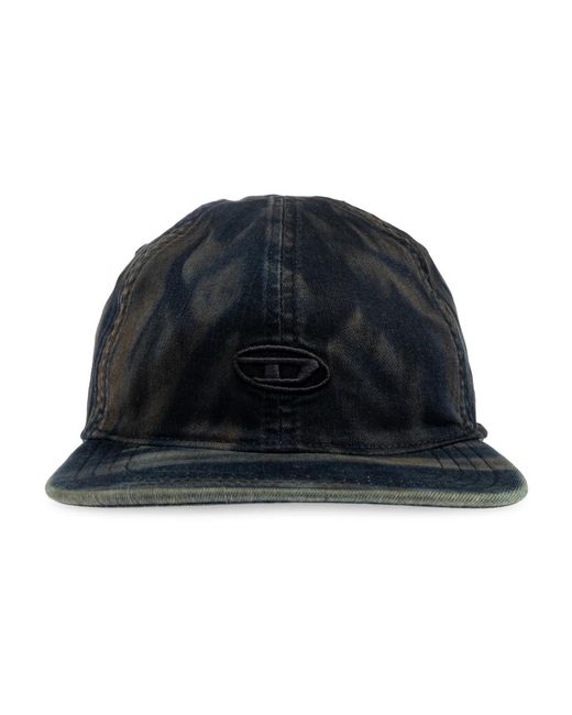 DIESEL Blue Caps for men