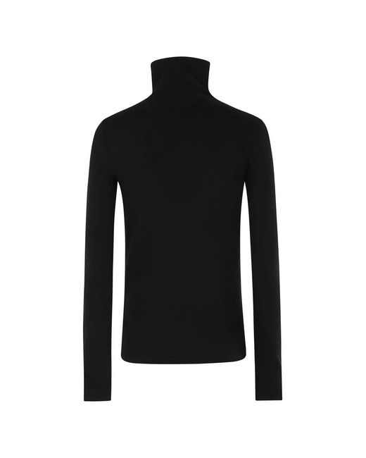 Vince Essential L/Turtleneck in het Black