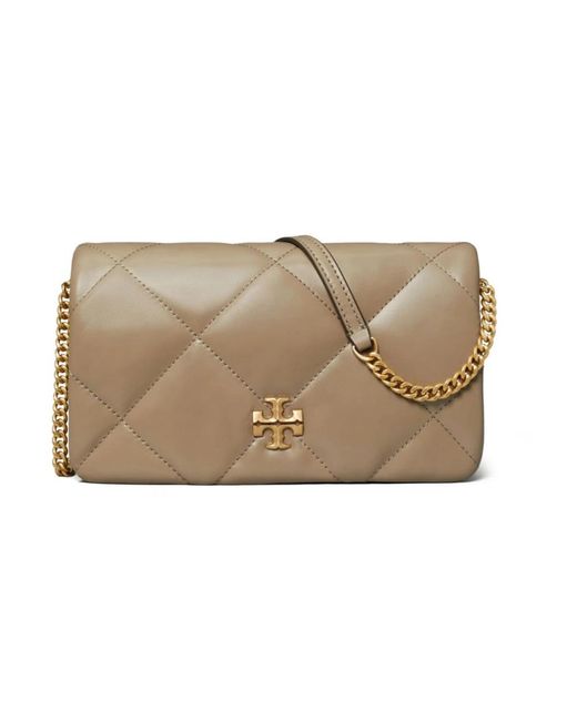Tory Burch Natural Cross Body Bags