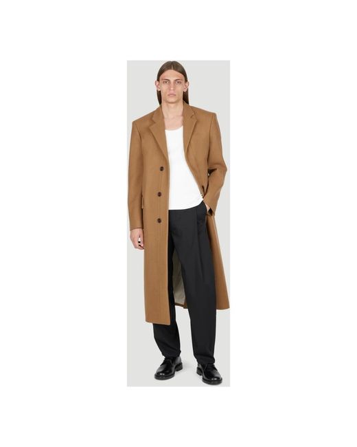 Single-Breasted Coats Diomene de hombre de color Natural