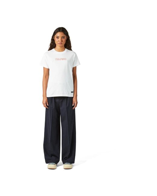 Philippe Model T-Shirts in het White