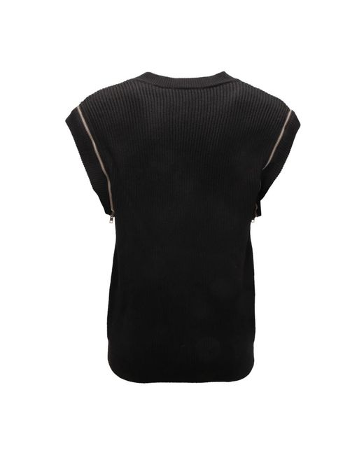 Moschino Black Waistcoats for men