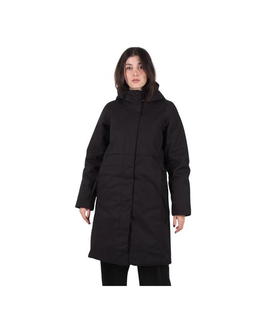 Elvine Jassen ,Zwart ,Zwarte Parka Jas in het Black