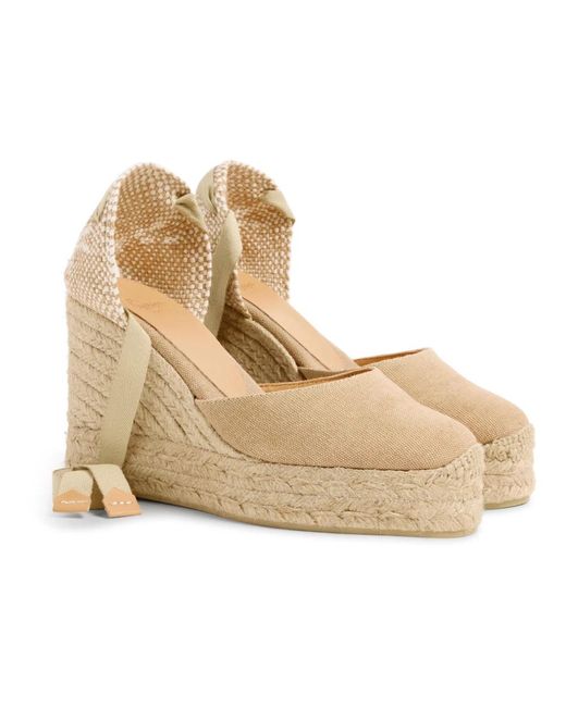 Castaner Metallic Wedges