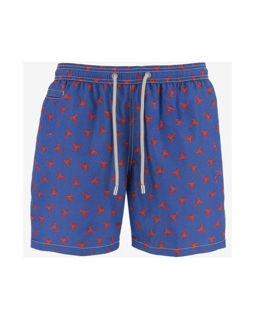 Mc2 Saint Barth Blue Beachwear for men