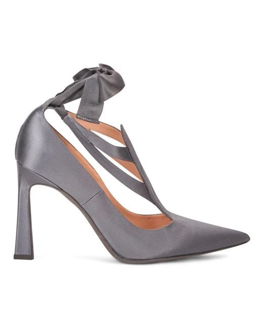 Alberta Ferretti Gray Pumps