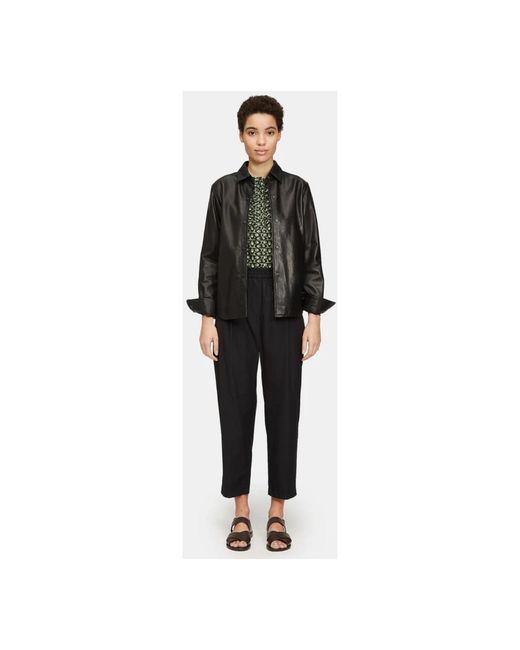 Aspesi Black Slim-Fit Trousers