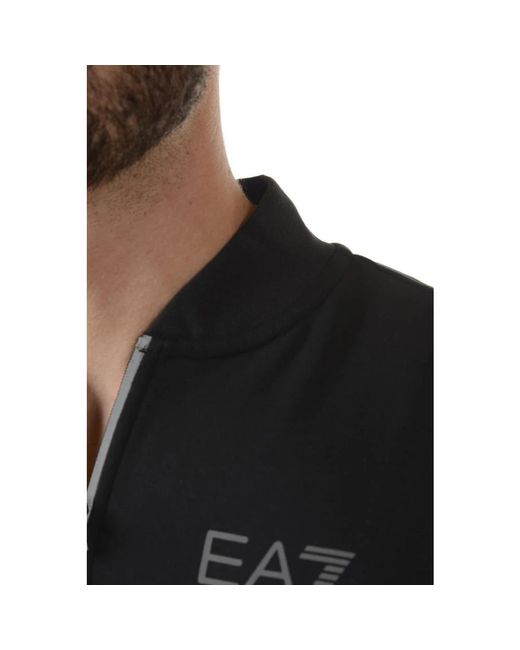 EA7 Hoodies in Black für Herren