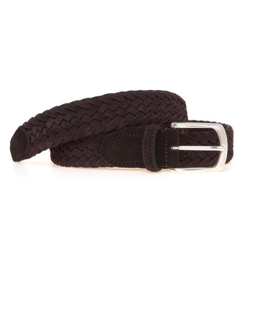 Alberto Luti Black Belts for men