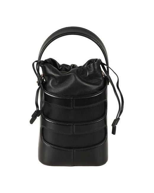 McQueen Black Bucket Bags