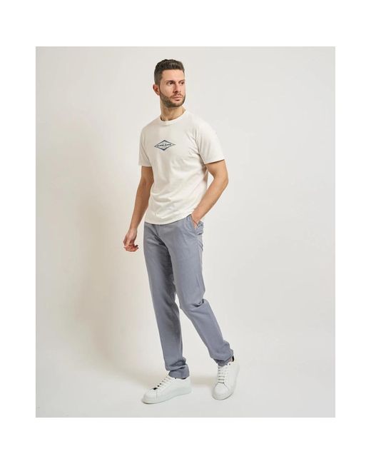 Bugatti Chino Broek in het Gray voor heren