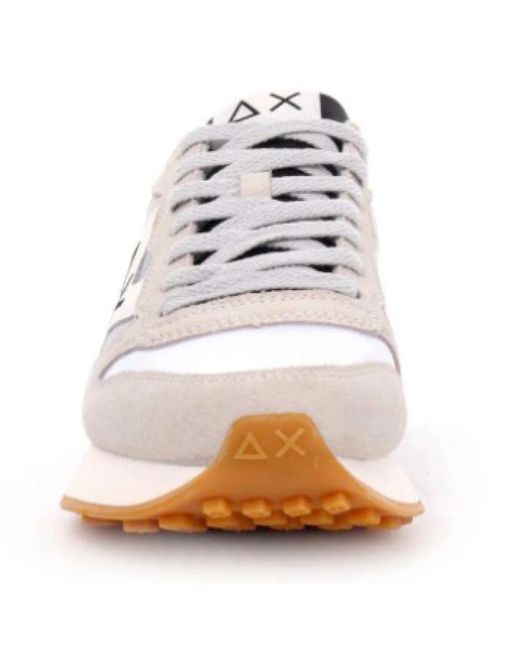 Sun 68 White Sneakers for men