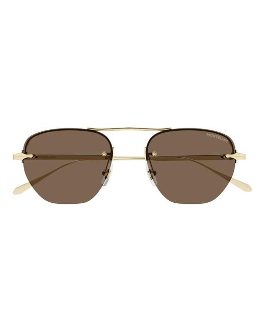 Montblanc Brown Sunglasses for men