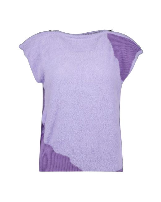 MM6 by Maison Margiela Purple T-Shirts