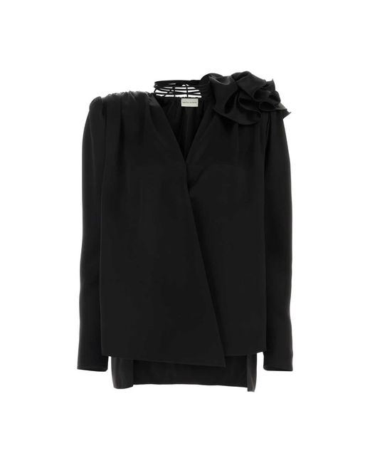 Magda Butrym Black Blouses