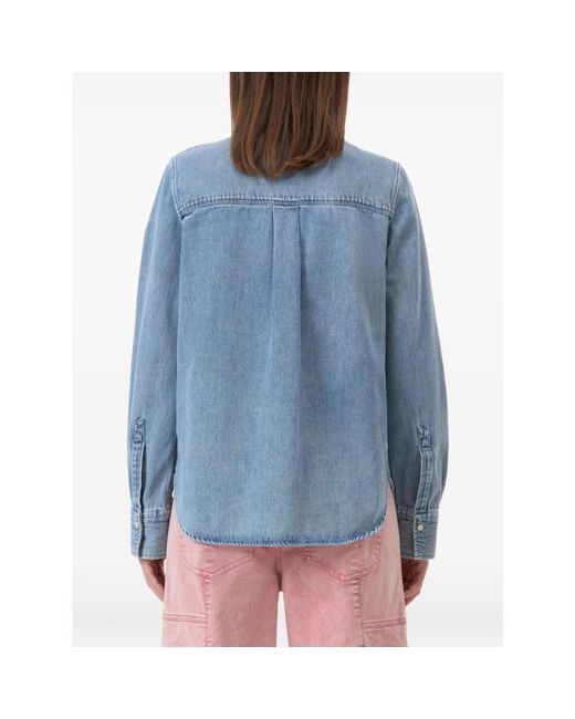 Closed Blue Shirts