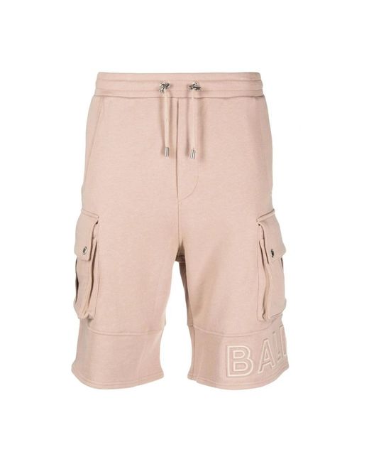 Balmain Natural Casual Shorts for men