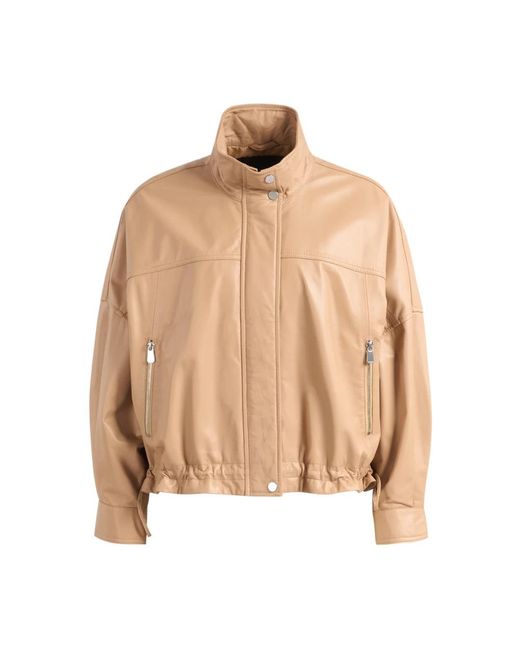 Pinko Bailee Blouson Jacket in het Natural