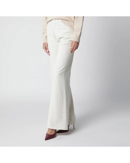 Haikure White Wide Jeans