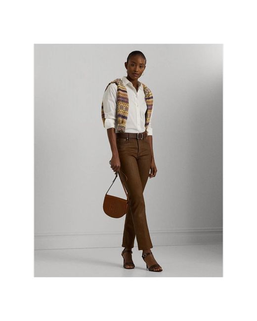 Ralph Lauren Brown Cross Body Bags