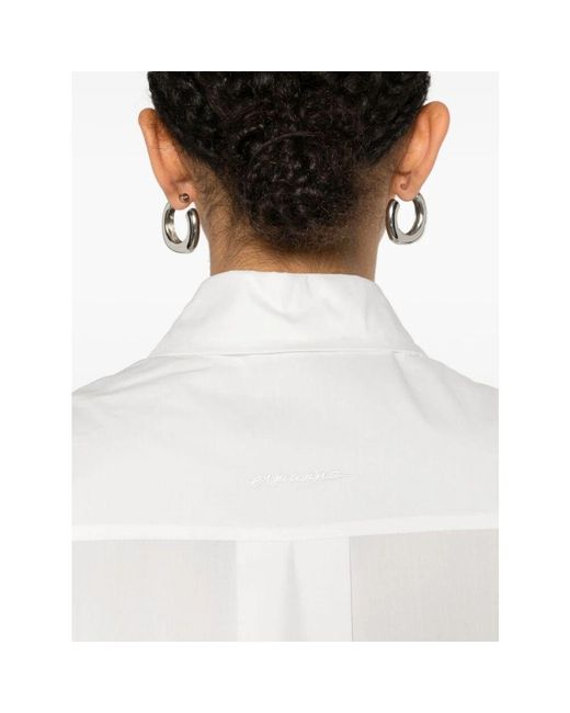 Ermanno Scervino White Shirt Dresses