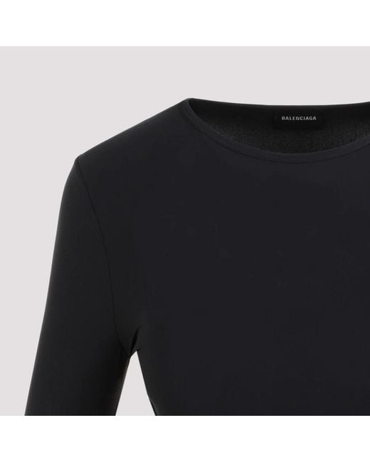 Balenciaga Black Schwarzes cut out mini kleid