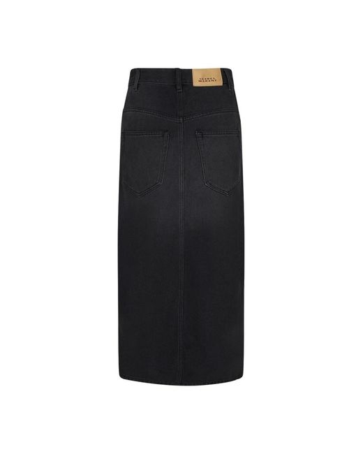 Isabel Marant Black Denim Skirts