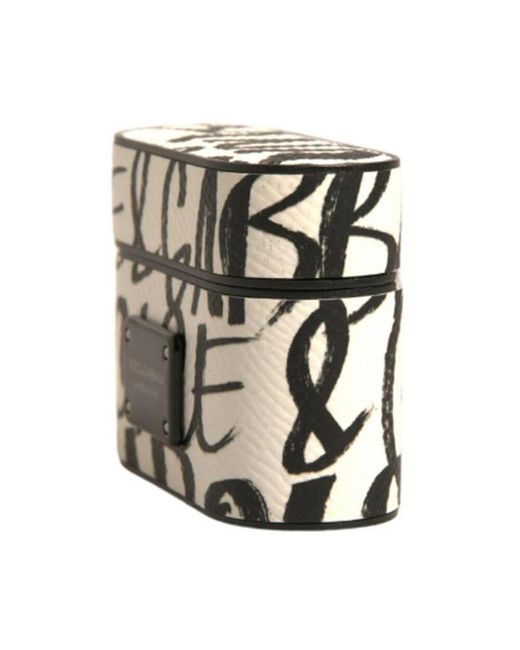 Phone Accessories di Dolce & Gabbana in Metallic da Uomo