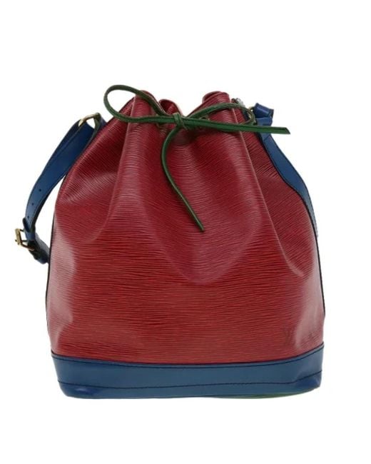 Borsa a secchiello usata di Louis Vuitton in Rosso