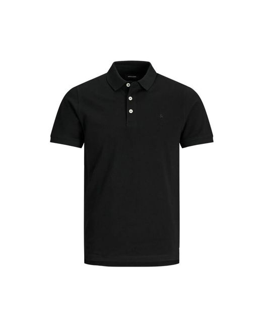 Jack & Jones Black Polo Shirts for men
