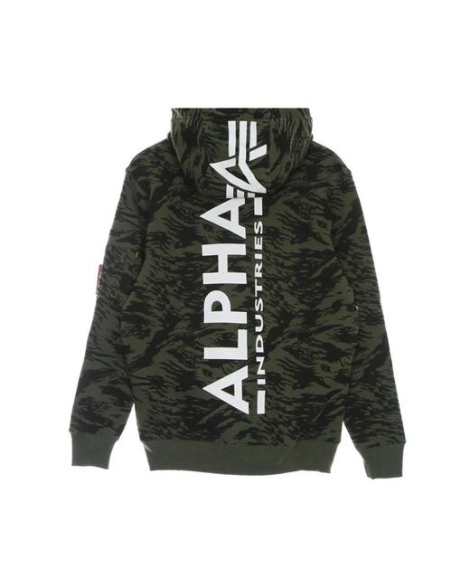 Alpha Industries Green Hoodies for men