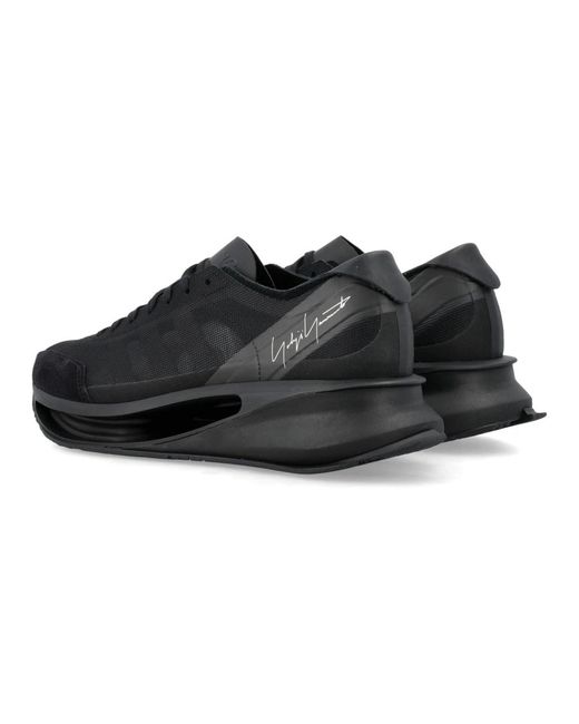 Y-3 Schwarze sneakers mit lightstrike dämpfung in Black für Herren