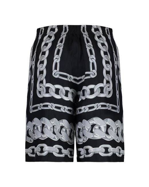 Versace Black Casual Shorts for men