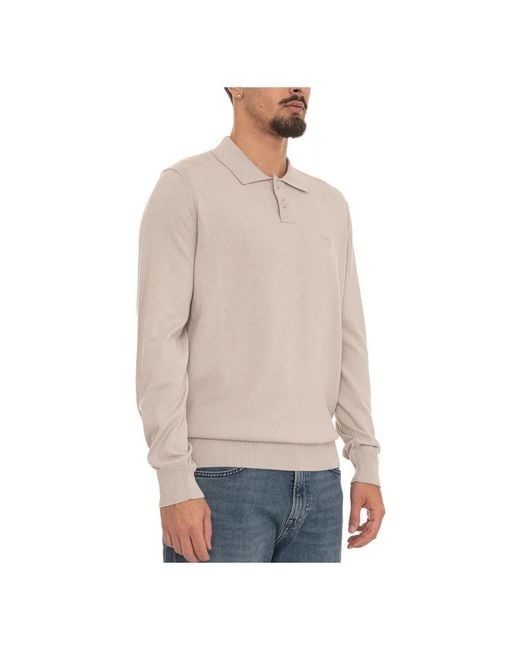 Boss Natural Round-Neck Knitwear for men