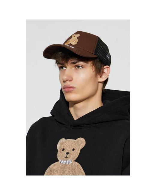 Palm Angels Brown Caps for men