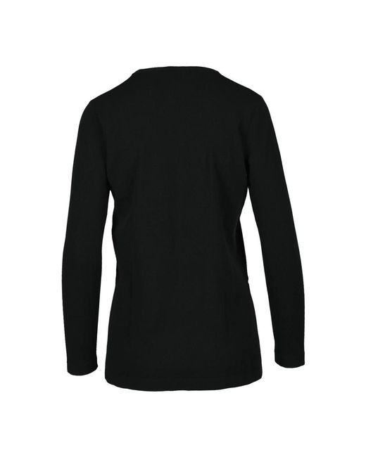 Max Mara Black Round-Neck Knitwear