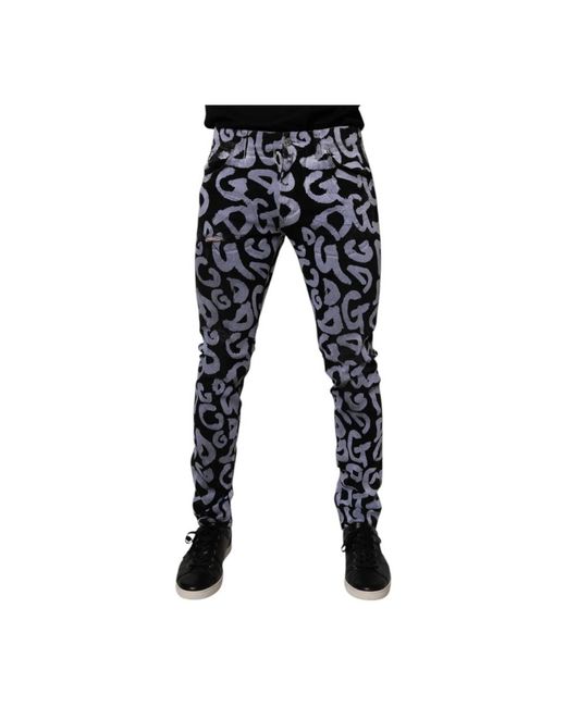 Skinny Jeans Dolce & Gabbana de hombre de color Black