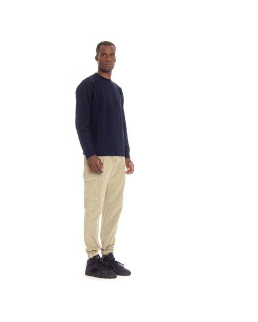 Roberto Collina Blue Round-Neck Knitwear for men