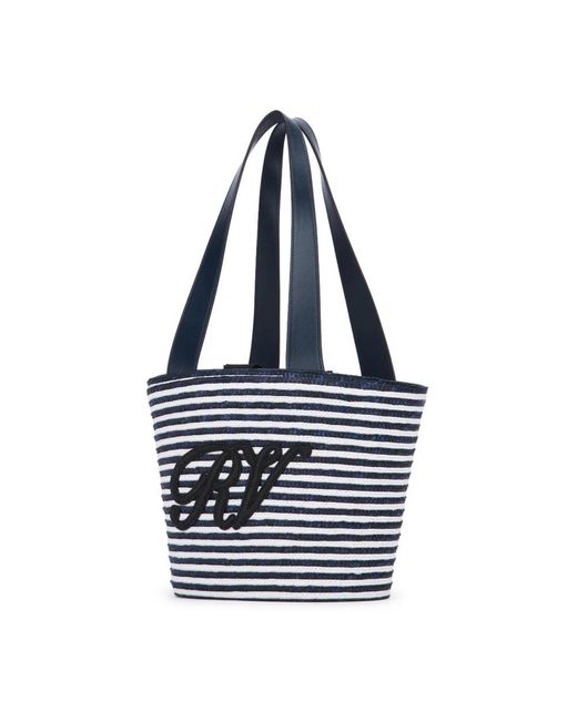 Roger Vivier Blue Tote Bags