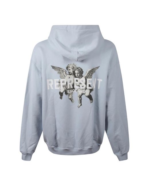 Represent Blue Hoodies for men